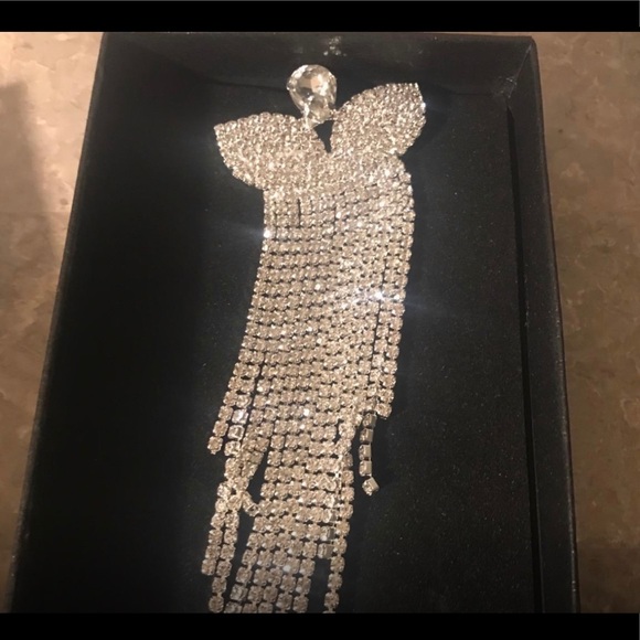 Rhinestone Earrings - Picture 1 of 3
